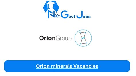 orion minerals supplier portal